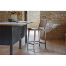 Nayan Leather & Jute Counter Chair - Tan from Accessories for the Home