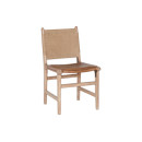 Nayan Leather & Jute Dining Chair - Tan from Accessories for the Home
