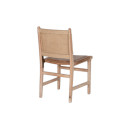 Nayan Leather & Jute Dining Chair - Tan from Accessories for the Home