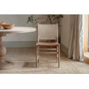 Nayan Leather & Jute Dining Chair - Tan from Accessories for the Home