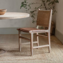 Nayan Leather & Jute Dining Chair - Tan from Accessories for the Home