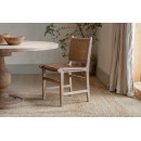 Nayan Leather & Jute Dining Chair - Tan from Accessories for the Home