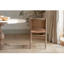 Nayan Leather & Jute Dining Chair - Tan from Accessories for the Home