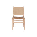 Nayan Leather & Jute Dining Chair - Tan from Accessories for the Home