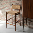 Dutchbone Cecile Barstool- Natural or Walnut from Accessories for the Home
