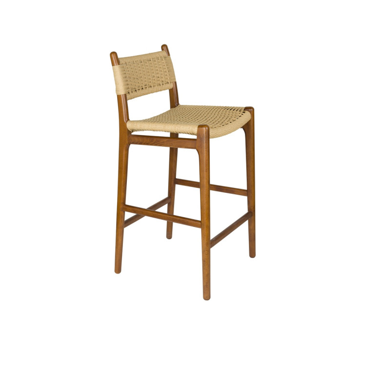 Dutchbone Cecile Barstool- Natural or Walnut from Accessories for the Home