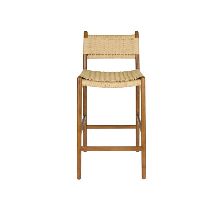Dutchbone Cecile Barstool- Natural or Walnut from Accessories for the Home