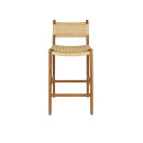Dutchbone Cecile Barstool- Natural or Walnut from Accessories for the Home