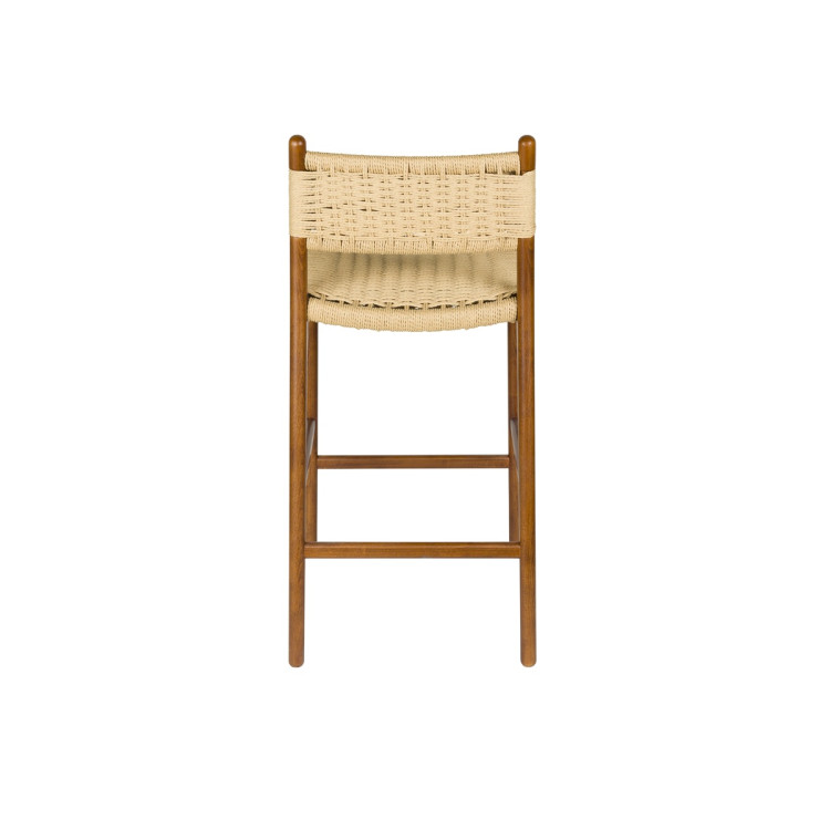 Dutchbone Cecile Barstool- Natural or Walnut from Accessories for the Home