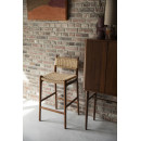 Dutchbone Cecile Barstool- Natural or Walnut from Accessories for the Home