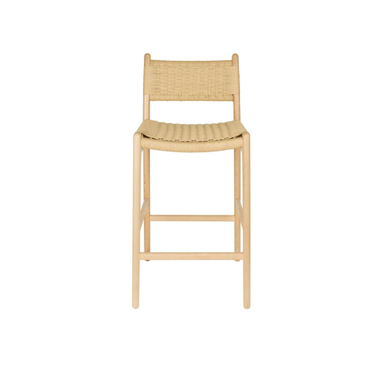 Dutchbone Cecile Barstool- Natural or Walnut from Accessories for the Home