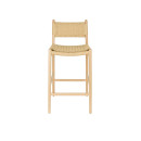 Dutchbone Cecile Barstool- Natural or Walnut from Accessories for the Home