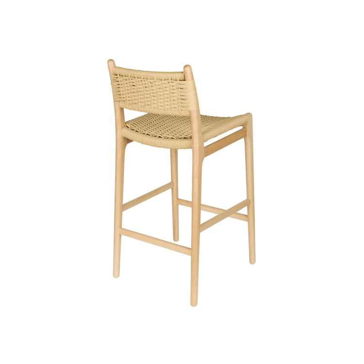Dutchbone Cecile Barstool- Natural or Walnut from Accessories for the Home