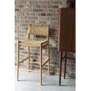 Dutchbone Cecile Barstool- Natural or Walnut from Accessories for the Home