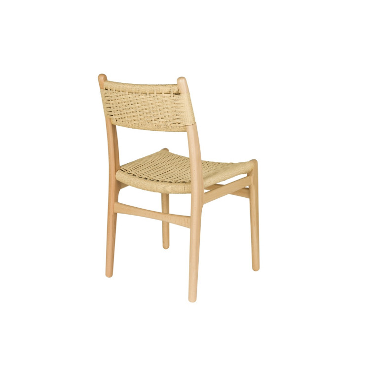 Dutchbone Cecile Dining Chairs- Set of Two (Natural or Walnut) from Accessories for the Home