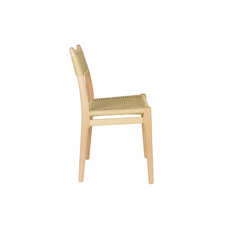 Dutchbone Cecile Dining Chairs- Set of Two (Natural or Walnut) from Accessories for the Home