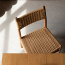 Dutchbone Cecile Dining Chairs- Set of Two (Natural or Walnut) from Accessories for the Home