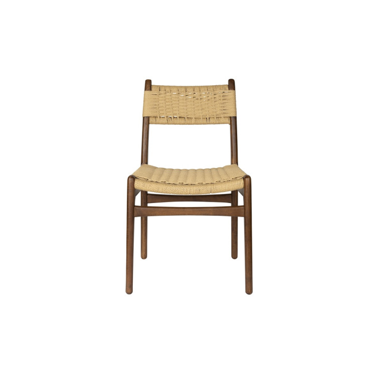 Dutchbone Cecile Dining Chairs- Set of Two (Natural or Walnut) from Accessories for the Home