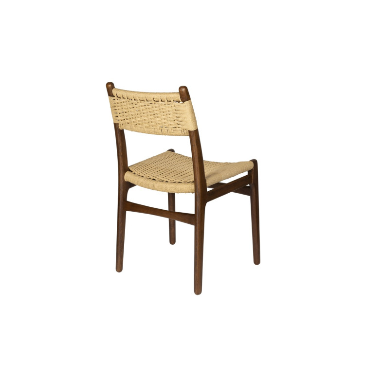 Dutchbone Cecile Dining Chairs- Set of Two (Natural or Walnut) from Accessories for the Home