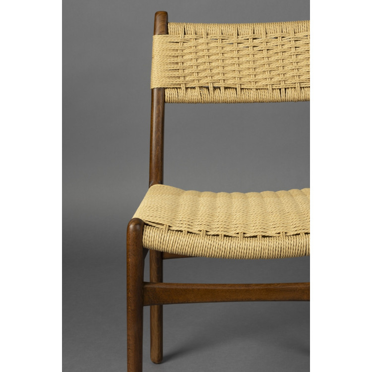 Dutchbone Cecile Dining Chairs- Set of Two (Natural or Walnut) from Accessories for the Home