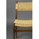 Dutchbone Cecile Dining Chairs- Set of Two (Natural or Walnut) from Accessories for the Home