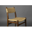 Dutchbone Cecile Dining Chairs- Set of Two (Natural or Walnut) from Accessories for the Home
