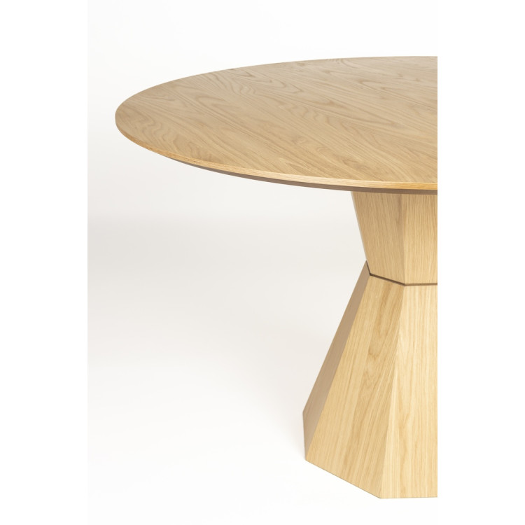 Zuiver Lotus Round Dining Table - Natural or Walnut from Accessories for the Home