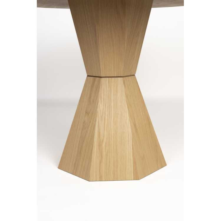 Zuiver Lotus Round Dining Table - Natural or Walnut from Accessories for the Home
