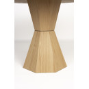 Zuiver Lotus Round Dining Table - Natural or Walnut from Accessories for the Home
