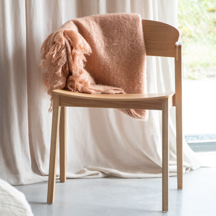 Wooz Dining Chairs- Set of Two (Natural or Walnut) from Accessories for the Home