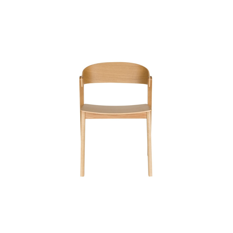 Wooz Dining Chairs- Set of Two (Natural or Walnut) from Accessories for the Home