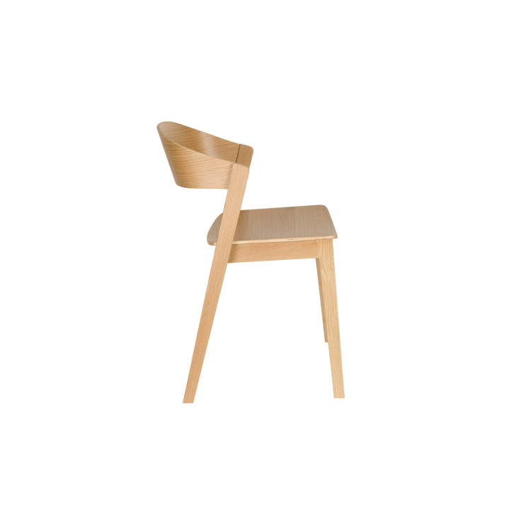 Wooz Dining Chairs- Set of Two (Natural or Walnut) from Accessories for the Home