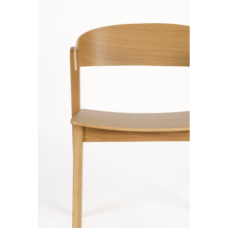 Wooz Dining Chairs- Set of Two (Natural or Walnut) from Accessories for the Home