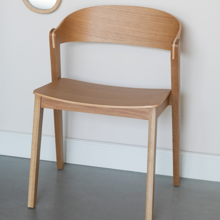 Wooz Dining Chairs- Set of Two (Natural or Walnut) from Accessories for the Home