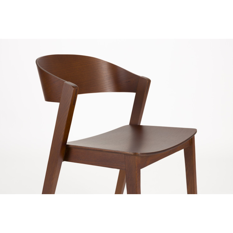 Wooz Dining Chairs- Set of Two (Natural or Walnut) from Accessories for the Home