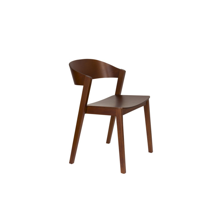 Wooz Dining Chairs- Set of Two (Natural or Walnut) from Accessories for the Home