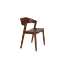 Wooz Dining Chairs- Set of Two (Natural or Walnut) from Accessories for the Home