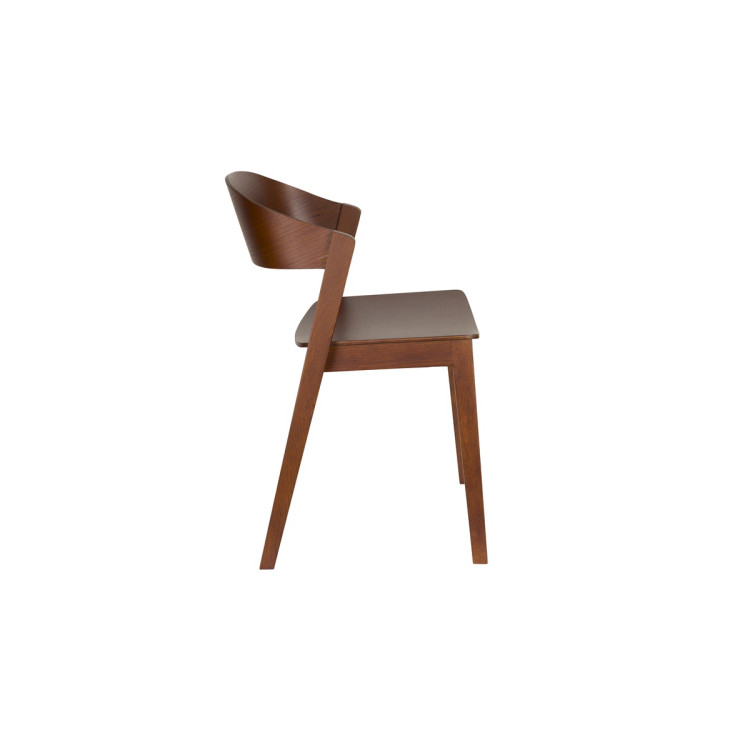 Wooz Dining Chairs- Set of Two (Natural or Walnut) from Accessories for the Home