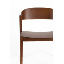 Wooz Dining Chairs- Set of Two (Natural or Walnut) from Accessories for the Home