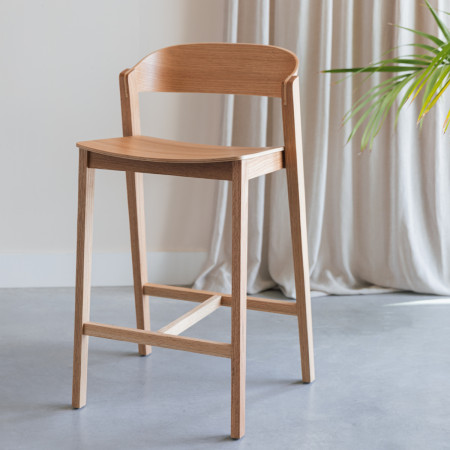 Wooz Barstool- Natural or Walnut from Accessories for the Home