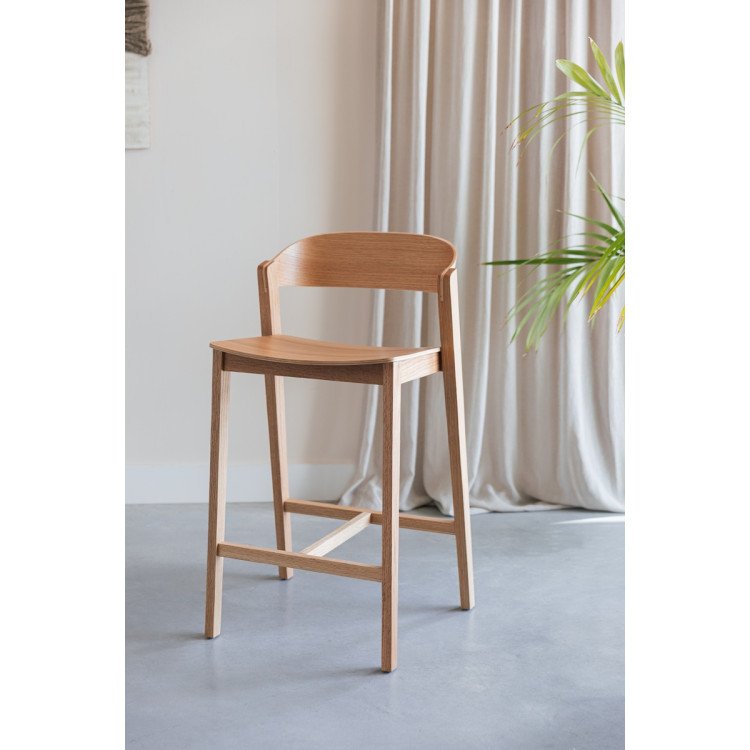 Wooz Barstool- Natural or Walnut from Accessories for the Home