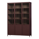 Exhibit Extra Large Burgundy Display Cabinet (3 Door) from Accessories for the Home