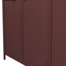 Exhibit Extra Large Burgundy Display Cabinet (3 Door) from Accessories for the Home