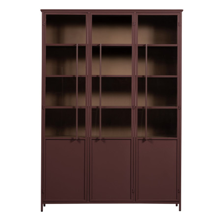 Exhibit Extra Large Burgundy Display Cabinet (3 Door) from Accessories for the Home