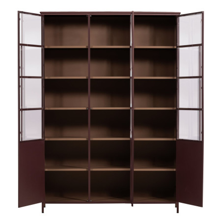 Exhibit Extra Large Burgundy Display Cabinet (3 Door) from Accessories for the Home 2