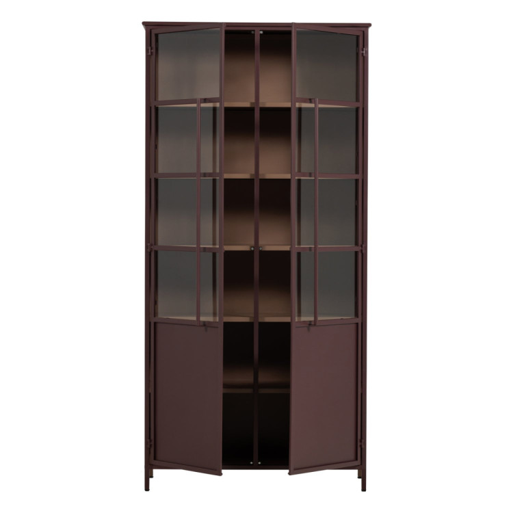Exhibit Extra Large Burgundy Display Cabinet (2 Door) from Accessories for the Home