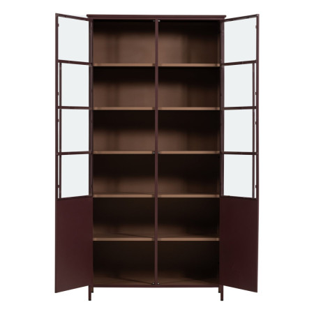 Exhibit Extra Large Burgundy Display Cabinet (2 Door) from Accessories for the Home 2