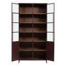 Exhibit Extra Large Burgundy Display Cabinet (2 Door) from Accessories for the Home