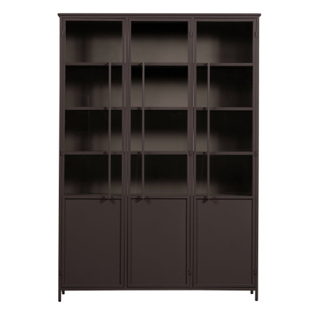 Exhibit Extra Large Dark Brown Display Cabinet (3 Door) from Accessories for the Home