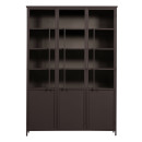 Exhibit Extra Large Dark Brown Display Cabinet (3 Door) from Accessories for the Home